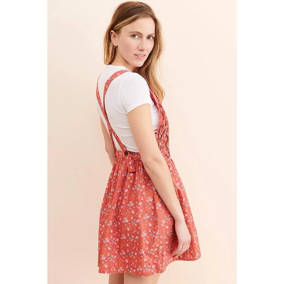 Free People NWT Petunia Poppy Combo Floral Print Mini Dress Size Medium - Picture 4 of 11